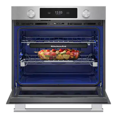 27-inch Smart Electric Single Wall Oven with Assisted Cooking Modes - PrintShield™ Finish