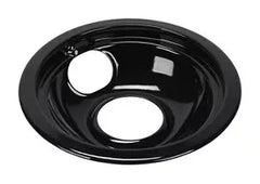 Range Electric/Cooktop 6-IN Round Drip Bowl (Single-Pack) - Black for Non-Hinged, 2-Wire Plug Cooking Elements