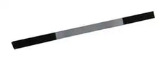 30" Slide-in Range Rear Trim Kit, Black, with (1) metal trim piece and installation instructions