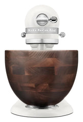 Artisan® Series 5 Quart Tilt-Head Stand Mixer with Walnut Wood Bowl