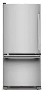 19 Cu. Ft. 30-Inch Standard-Depth Bottom Mount Refrigerator with Left Door Swing