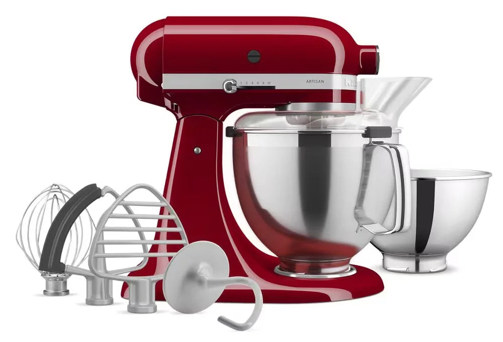Artisan® Series 5 Quart Tilt-Head Stand Mixer with Premium Accessory Pack