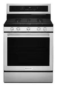 30-Inch 5-Burner Gas Convection Range with PrintShield™ Finish