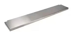 Stainless Steel Backsplash - for 48" W Range or Cooktop, Size: 48" W x 9" H