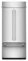 20.8 Cu. Ft. 36-Inch Built-In French Door Bottom Mount Refrigerator with Signature Platinum Interior in PrintShield® Finish
