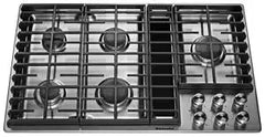 36" 5 Burner Gas Downdraft Cooktop