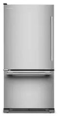 22 Cu. Ft. 33-Inch Standard-Depth Bottom Mount Refrigerator with Left Door Swing