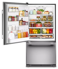 22 Cu. Ft. 33-Inch Standard-Depth Bottom Mount Refrigerator with Left Door Swing