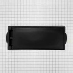 Gas Range Die-Cast Aluminum Griddle - Black with Non-Stick Surface, Recessed Drain Channels, and 2-Divided Grease Wells (19.685-IN X 7.874-IN X 0.433-IN)