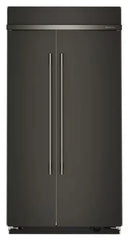 25.5 Cu. Ft. 42-Inch Built-In Side-by-Side Refrigerator with Signature Platinum Interior in Black Ore